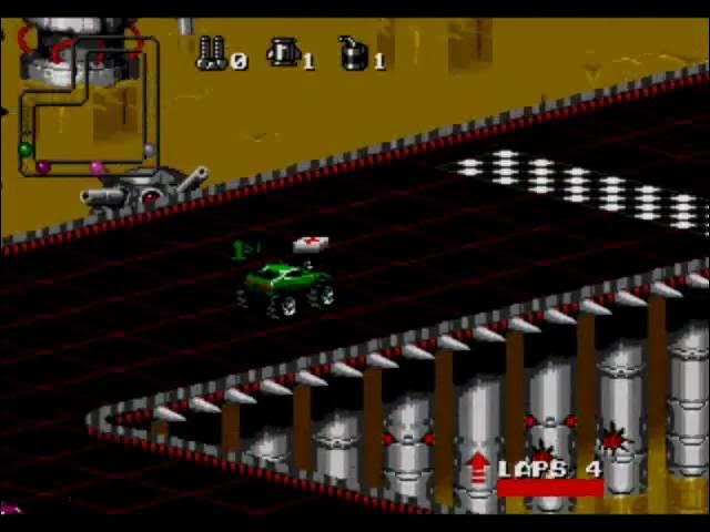 Rock n Roll Racing (I eske) - Sega mega drive spill