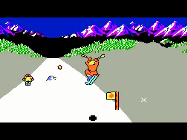 Slalom (EEC) - Nintendo entertainment system spill (NES)