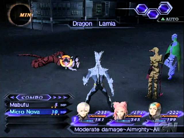 Gameplay-bilde fra Shin megami tensei - Digital devil saga - Playstation 2 spill (PS2)