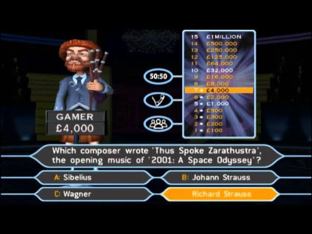 Who wants to be a millionaire (party edition) - Playstation 2 spill (PS2)