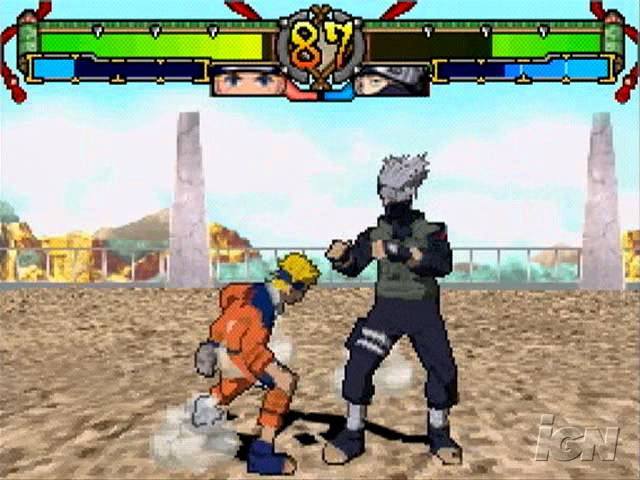 Gameplay-bilde fra Naruto - Ninja destiny – Nintendo DS spill