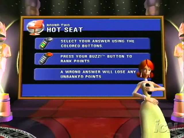 Buzz - The hollywood quiz - Playstation 2 spill (PS2)