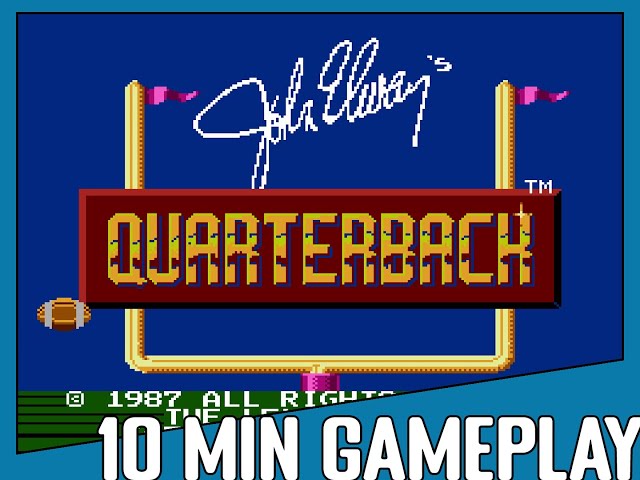 John Elway's Quarterback (USA) - Nintendo entertainment system / NES spill