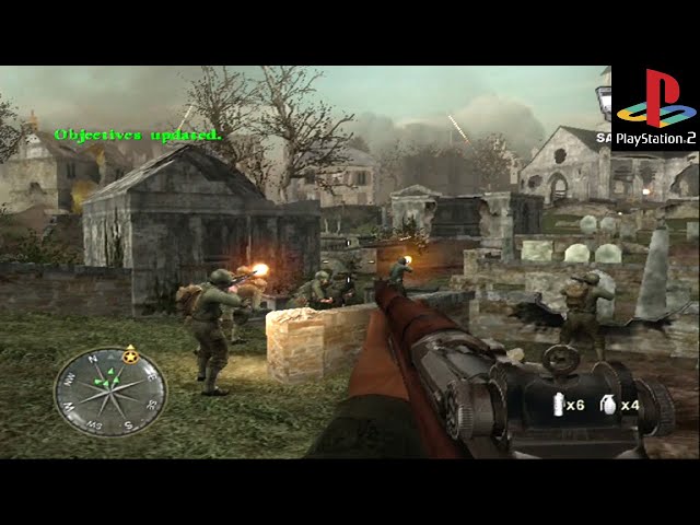 Call of Duty 3 - Playstation 2 spill (PS2)