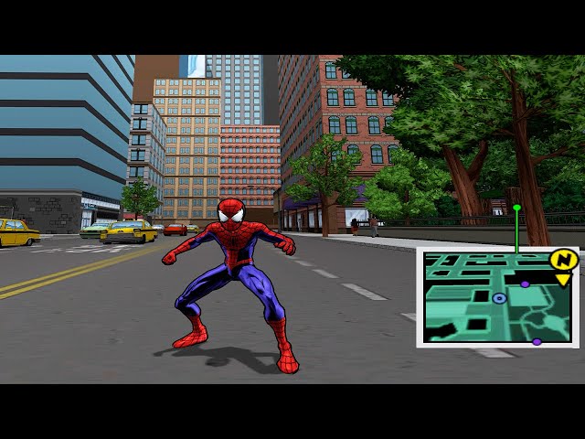Gameplay-bilde fra Ultimate Spider-man - Playstation 2 spill (PS2)
