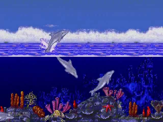 Ecco the Dolphin - Sega mega drive spill