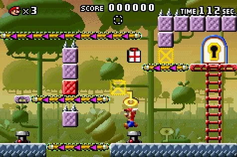 Mario vs. Donkey Kong - Nintendo Gameboy advance spill (GBA)