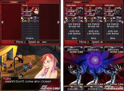 Gameplay-bilde fra Shin megami Tensei - Devil survivor (NTSC) – Nintendo DS spill