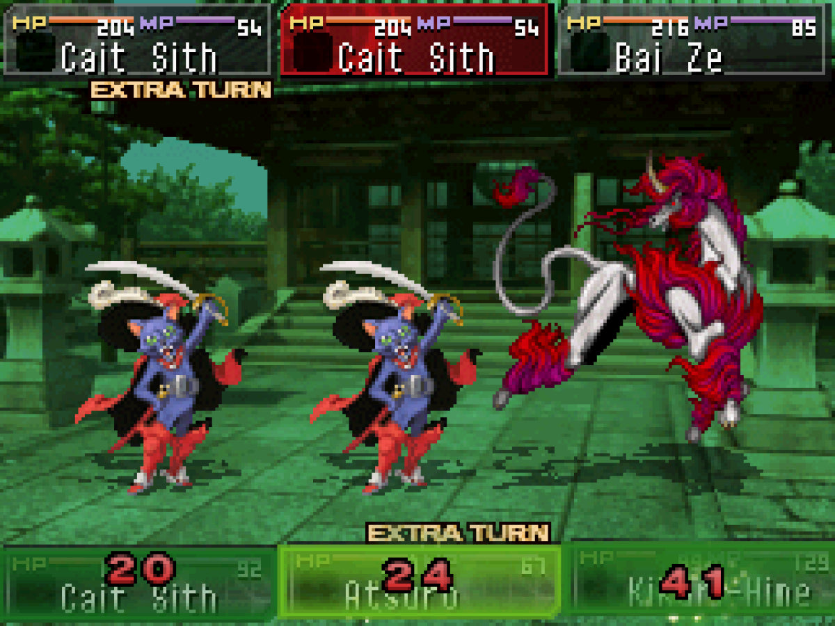 Gameplay-bilde fra Shin megami Tensei - Devil survivor (NTSC) – Nintendo DS spill