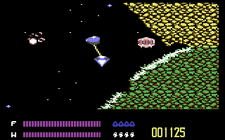 Solar jetman - Hunt for the golden warship (SCN) - NES spill