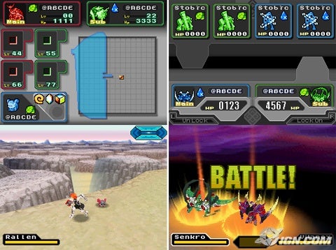 Gameplay-bilde fra Spectrobes: Beyond the portals - Nintendo DS spill