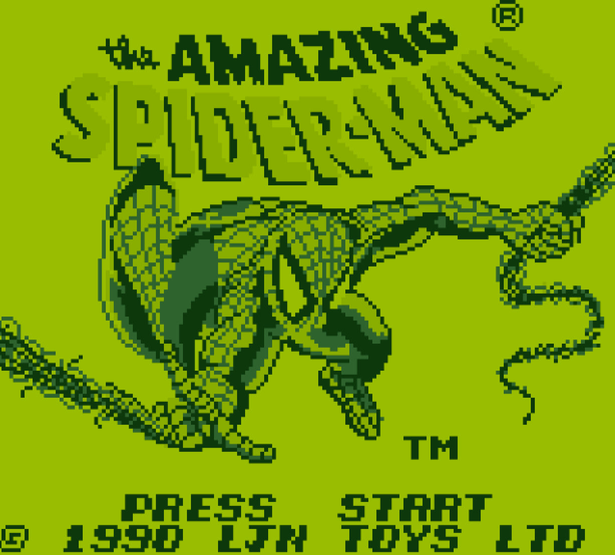 The amazing spider-man - Nintendo GameBoy spill