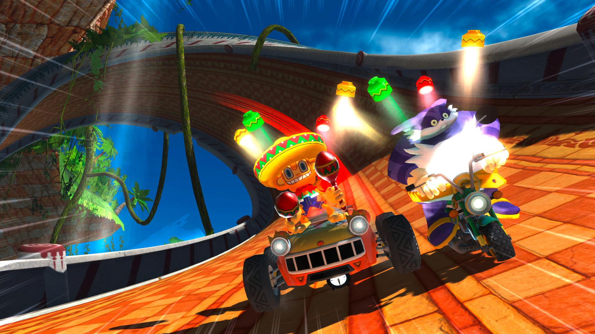 Gameplay-bilde fra Sonic Sega All-Stars Racing (classics) – Xbox 360 spill