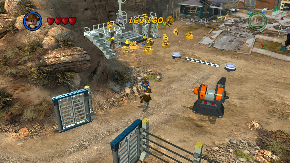 Gameplay-bilde fra Lego Indiana Jones 2 - The adventure continues - Nintendo Wii spill