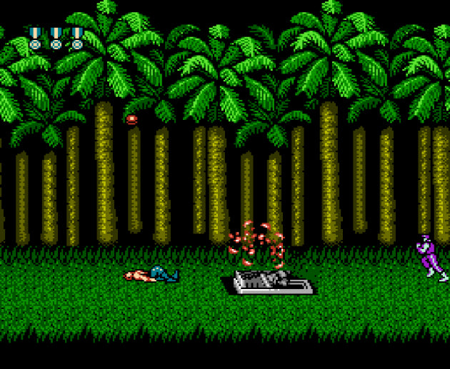 Super C / contra (USA) - Nintendo entertainment system / NES spill
