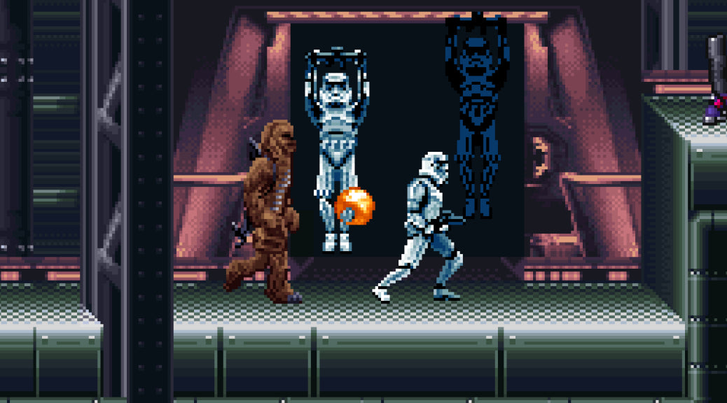 Super Star wars - Return of the Jedi (i eske) - Super nintendo spill (snes)