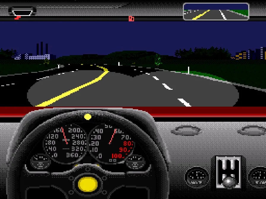 The duel - Test drive II - Super nintendo spill (snes)