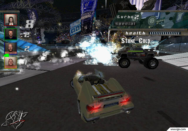 Gameplay-bilde fra Wwe Crush Hour Nintendo Gamecube Spill