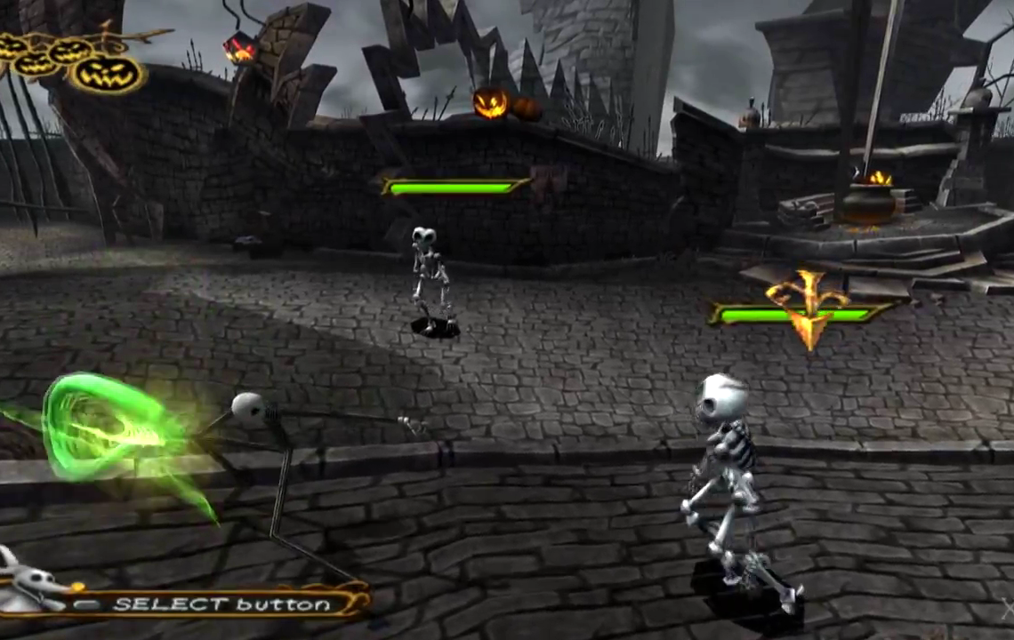 Bilde av Tim Burtons The Nightmare Before Christmas Oogie S Revenge Brukt Playstation 2 Spill Ps2