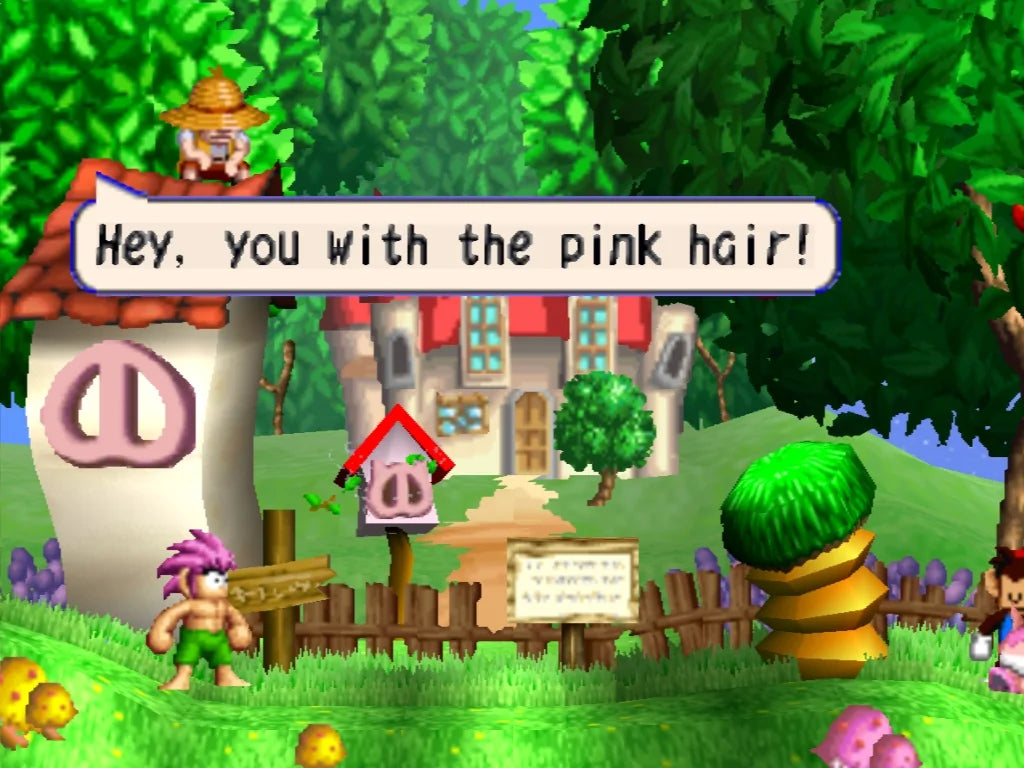 Gameplay-bilde fra Tombi! / Tomba! - Playstation 1 spill (PS1)