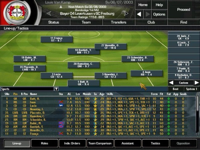 Total Club Manager 2004 - Xbox original spill