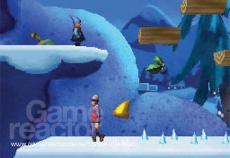 Gameplay-bilde fra Winter in blue mountain - Nintendo DS spill