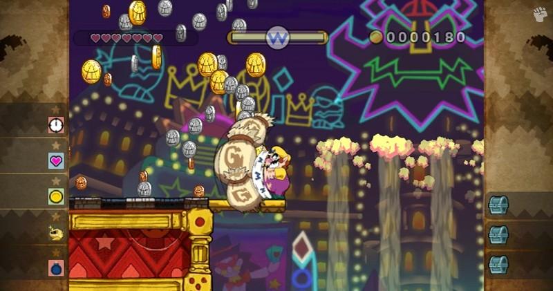 Gameplay-bilde fra Wario land - The shake dimension - Nintendo Wii spill