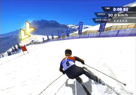 Gameplay-bilde fra Winter sports - Playstation 2 spill (PS2)