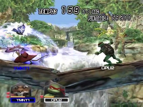 Gameplay-bilde fra TMNT - Smash Up - Nintendo Wii spill